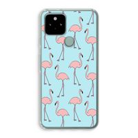 Anything Flamingoes: Google Pixel 5 Transparant Hoesje