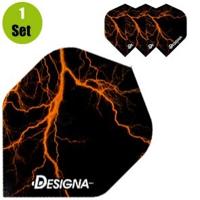 Designa Lightning Dartflights - Oranje Designa Lightning Dartflights - Oranje