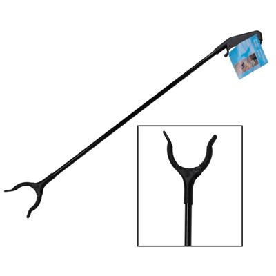 Vuilnis en afval grijper - grijpstok - oppakstok - zwart - 83 cm