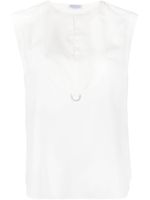 Brunello Cucinelli blouse à ornements métalliques - Blanc - thumbnail