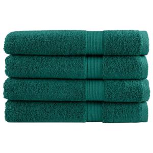 VidaXL Saunadoeken solund 4 st 600 g/m² 80x200 cm groen