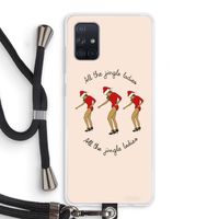 Jingle Ladies: Samsung Galaxy A71 Transparant Hoesje met koord