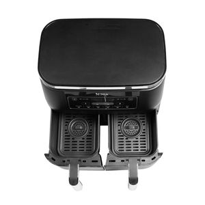 Ninja Foodi AF300EU Dubbele Airfryer XXL - Twee Kookvakken - 7.6 Liter - 2400 Watt - Dual Zone Technologie