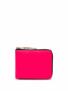 Comme Des Garçons Wallet portefeuille colour block en cuir - Rose