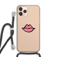 Kusje: iPhone 11 Pro Transparant Hoesje met koord