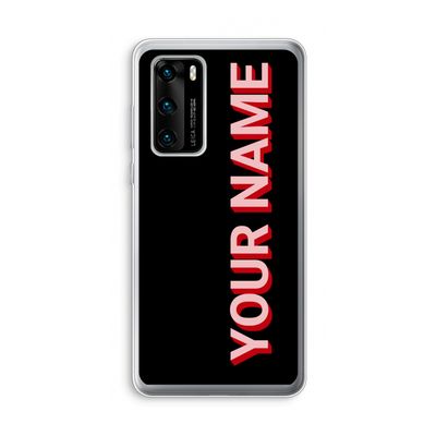 Namecase: Huawei P40 Transparant Hoesje