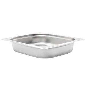 VidaXL Gastronormbakken 4 st gn 1/2 65 mm roestvrij staal