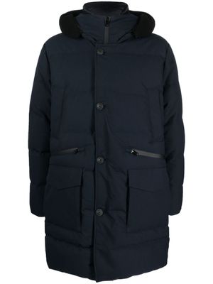 Woolrich veste boutonnée à capuche - Bleu