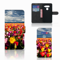 LG V40 Thinq Hoesje Tulpen - thumbnail