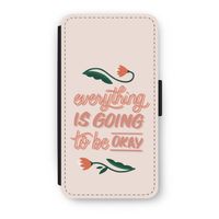 Optimistic flower girl: iPhone XS Flip Hoesje