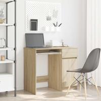 Bureau 86x49x76 cm spaanplaat sonoma eikenkleurig