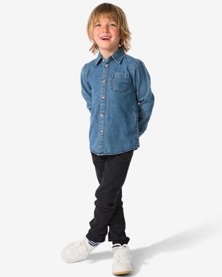 HEMA Kinderbroek skinny fit zwart (zwart)