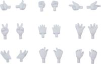 Original Character Parts For Nendoroid Doll Figures Hand Parts Set Gloves Ver. (White) - thumbnail