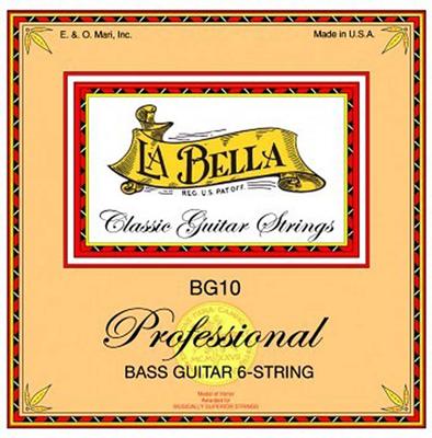 La Bella L-BG10 snarenset 6-snarige basgitaar