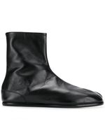 Maison Margiela bottines en cuir à bout Tabi - Noir - thumbnail