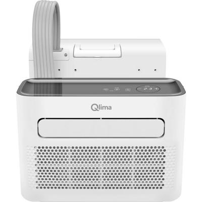 Qlima MS-AC 5002 Mobiele airco Energielabel: A (A+++ - D) 1.46 kW 45 m³ Wit, Zwart