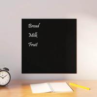 VidaXL Magneetbord wandgemonteerd 40x40 cm gehard glas zwart