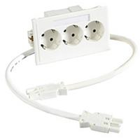 Schneider Electric 5940201 Inbouwdoos Wandcontactdoos dubbel 1 stuk(s) Wit