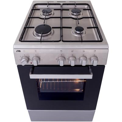 Etna FGV350RVS Gasfornuis Grijs