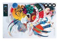 Kunstdruk Wassily Kandinsky - Courbe dominante, 1936 50x40cm