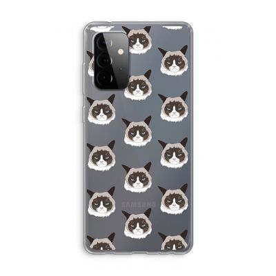 It's a Purrr Case: Samsung Galaxy A72 Transparant Hoesje