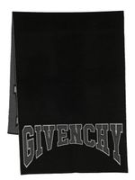 Givenchy écharpe à logo en intarsia - Noir - thumbnail