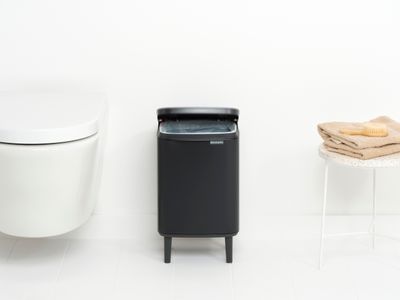 Brabantia Bo hi afvalemmer 7 liter met kunststof binnenemmer matt black