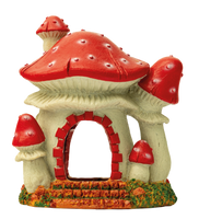 Superfish Mushroom House S: Duurzame Handgeschilderde Aquariumdecoratie voor Elk Aquarium