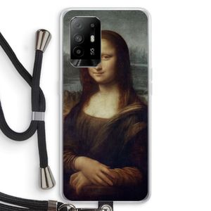 Mona Lisa: Oppo A94 5G Transparant Hoesje met koord
