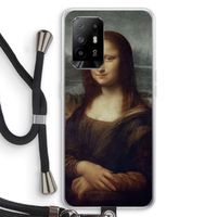 Mona Lisa: Oppo A94 5G Transparant Hoesje met koord