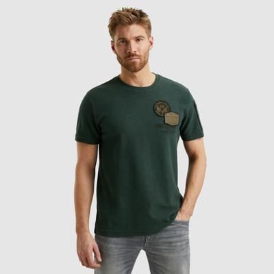 Pme Legend Short Sleeve R-neck Structured Piq 113110 6147 - Green Gables