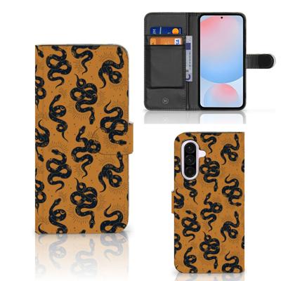 Telefoonhoesje | Met pasjeshouder | voor Samsung Galaxy A56 Snakes Telefoonhoesje | Met pasjeshouder | voor Samsung Galaxy A56 Snakes