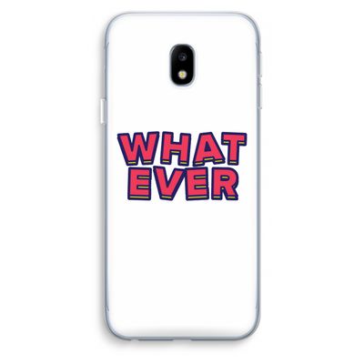 Whatever: Samsung Galaxy J3 (2017) Transparant Hoesje