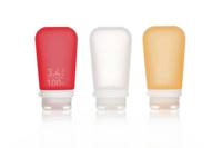 Human Gear GoToob+ 3-Pack -3x 100ML - Clear/Red/Orange