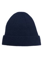 Altea bonnet en cachemire à design nervuré - Bleu