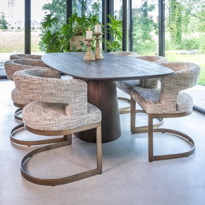 Richmond Deens Ovale Eettafel 'Alix' Mangohout, 230 x 120cm Richmond Deens Ovale Eettafel 'Alix' Mangohout, 230 x 120cm