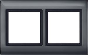 Merten Aquadesign afdekraam 2-voudig antraciet 400214