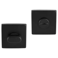 Differnz | Rozet met Toiletsluiting | Zwart | Vierkant | 52x52mm Differnz | Rozet met Toiletsluiting | Zwart | Vierkant | 52x52mm
