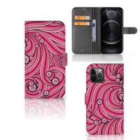 Apple iPhone 12 Pro Max Hoesje Swirl Pink