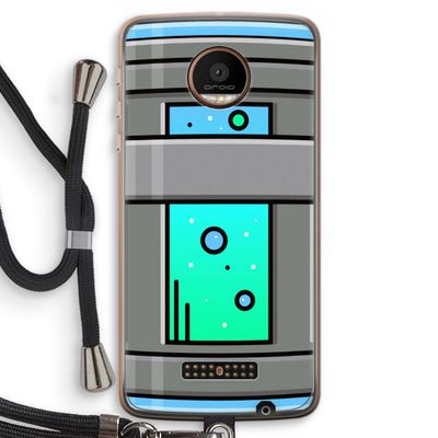 Chug Bottle: Motorola Moto Z Force Transparant Hoesje met koord