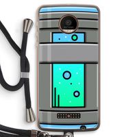 Chug Bottle: Motorola Moto Z Force Transparant Hoesje met koord