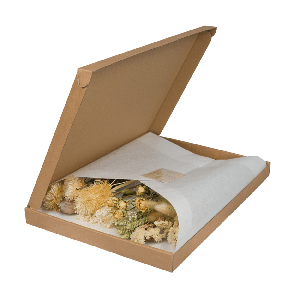 Droogbloemen in Letterbox Pink - ↕30cm - Natural