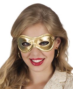 Oogmasker Metallised goud