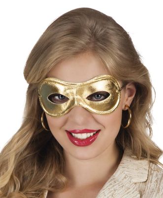 Oogmasker Metallised goud