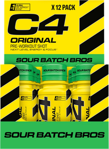 C4 Original Pre-workout Shot Sour Batch Bros (12 x 60 ml)