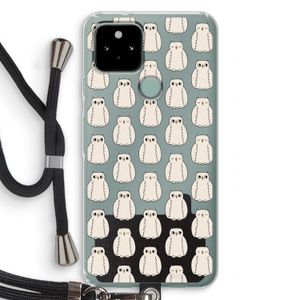 Uilen: Pixel 5 Transparant Hoesje met koord