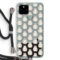 Uilen: Pixel 5 Transparant Hoesje met koord