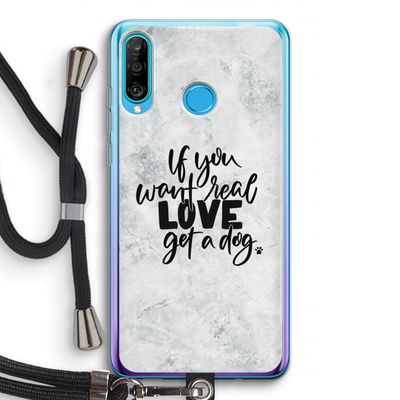 Partner in crime: Huawei P30 Lite Transparant Hoesje met koord