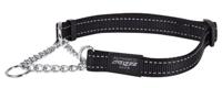 Rogz For Dogs fanbelt halfslip halsband zwart