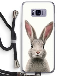 Daisy: Samsung Galaxy S8 Plus Transparant Hoesje met koord